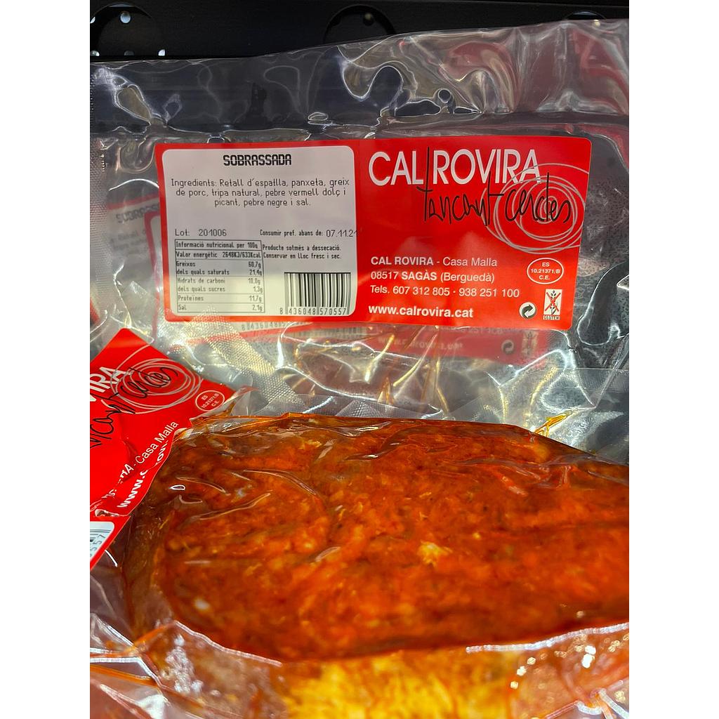 CR18 Sobrassada tallada i envasada Cal Rovira