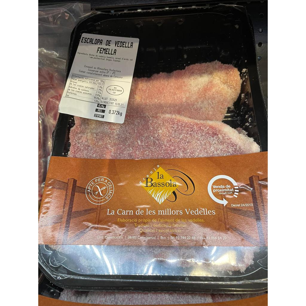 CB09 Escalopa arrebossada vedella La Bassola